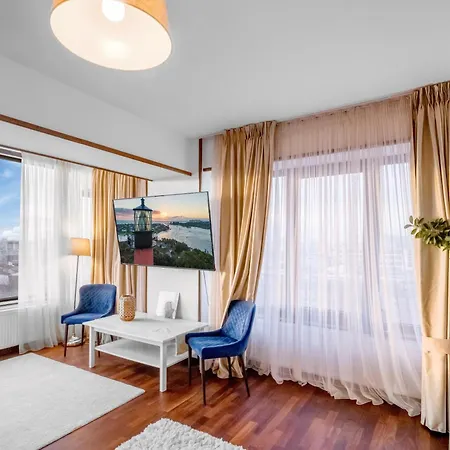 Luxurious Downtown Penthouse With Spectacular Panorama شقة بوخارست