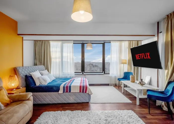 شقة Luxurious Downtown Penthouse With Spectacular Panorama بوخارست