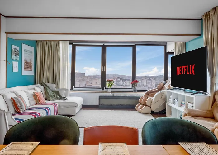 Luxurious Downtown Penthouse With Spectacular Panorama شقة