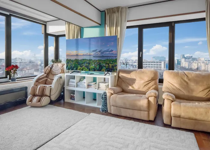 Luxurious Downtown Penthouse With Spectacular Panorama Bucarest